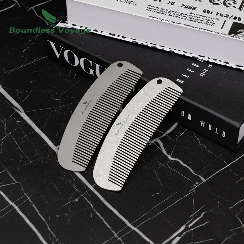 مشط شعر ولحية من التيتانيوم من - مراجعة Comb Pocket Titanium وسعره