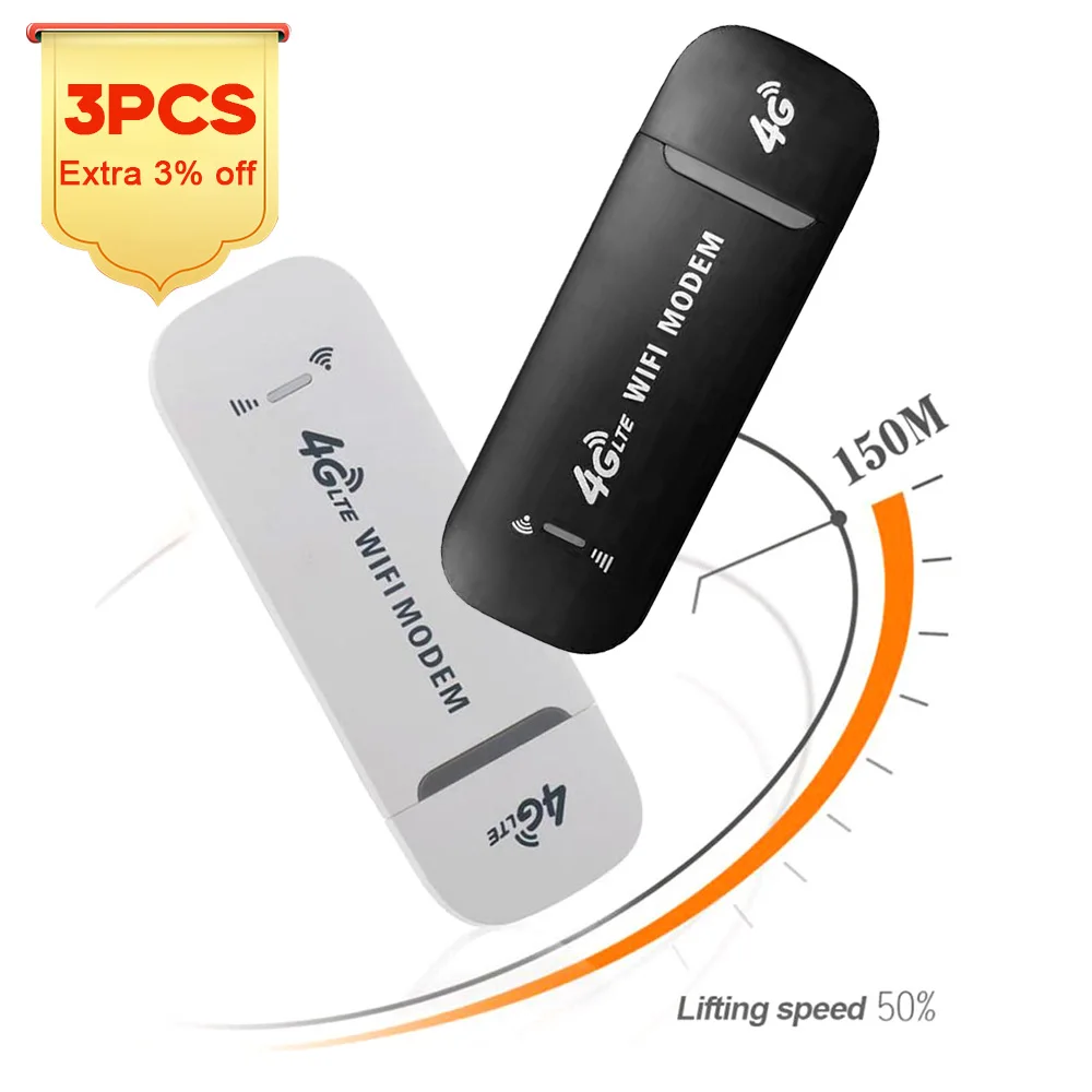 4G 데스크탑용 무선 라우터 USB 모뎀, 150Mbps 속도로 집에서도 안정적인 인터넷 연결 가능