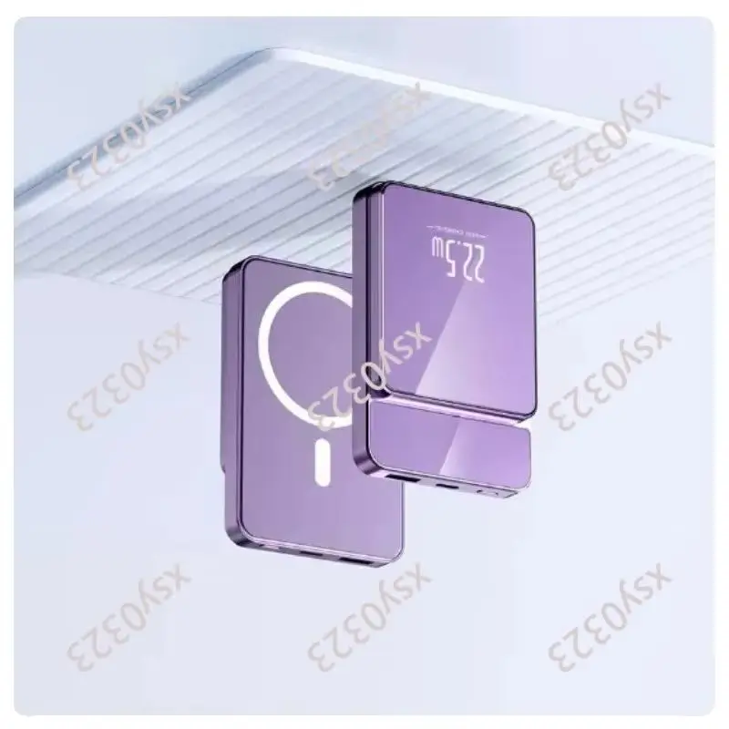20000mAh Ultra-Thin Magnetic Power Bank 22.5W PD Fast Charge Portable External Battery Charger Gift Powerbank