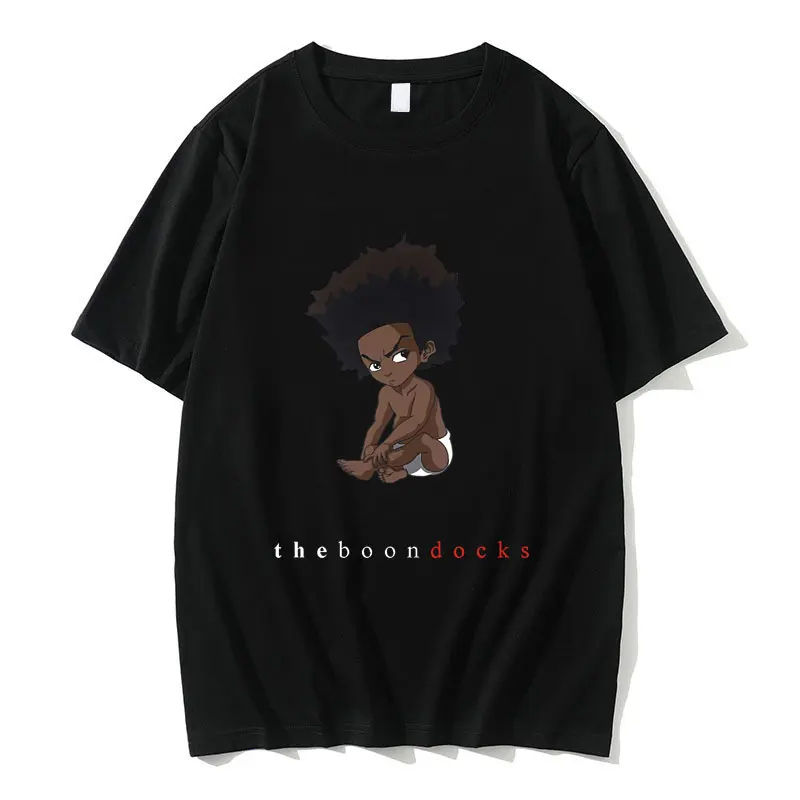 

The Boondocks Graphic T-shirt Funny Men Women's Cosplay Rapper The Notorious Big Ready To Die Print Tees Biggie Smalls T Shirts