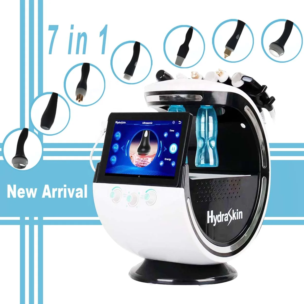

Home Use Beauty Equipment Hydra Oxygen Facial Machine Hydro Dermabrasion Face Care Massage Beauty Instrument Skin Analyzer
