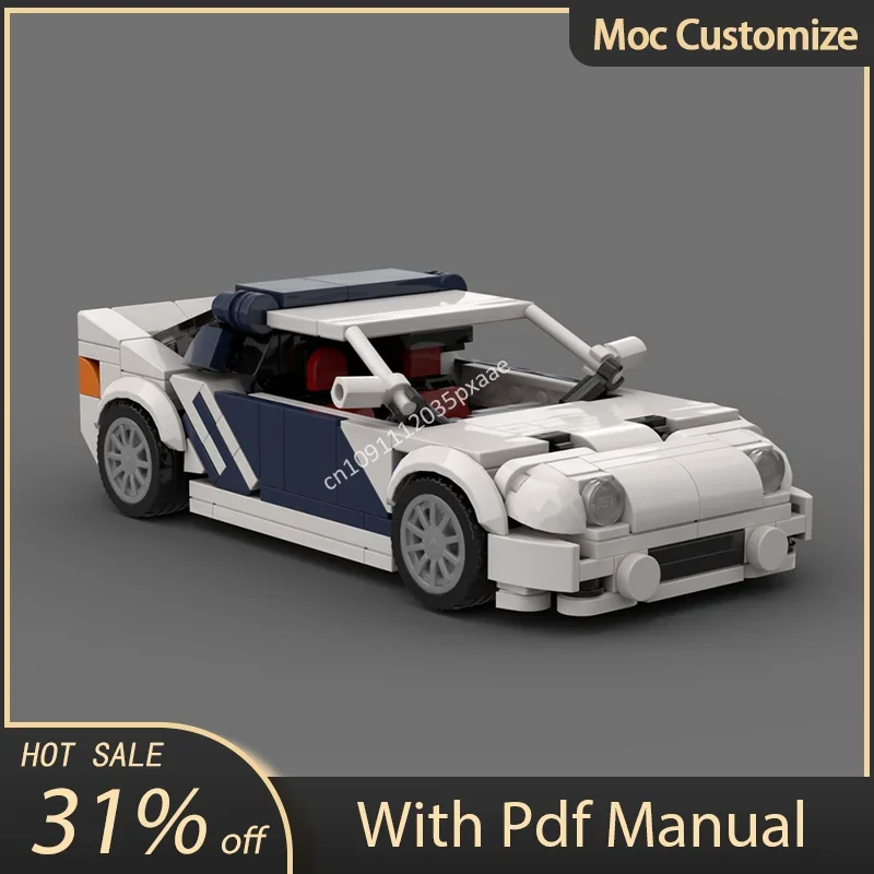 

Moc 359Pcs Fords RS200 Car Model Speed Champions Racing Building Blocks Assembly Creativity Bricks Toys Kids Education DIY Gifts