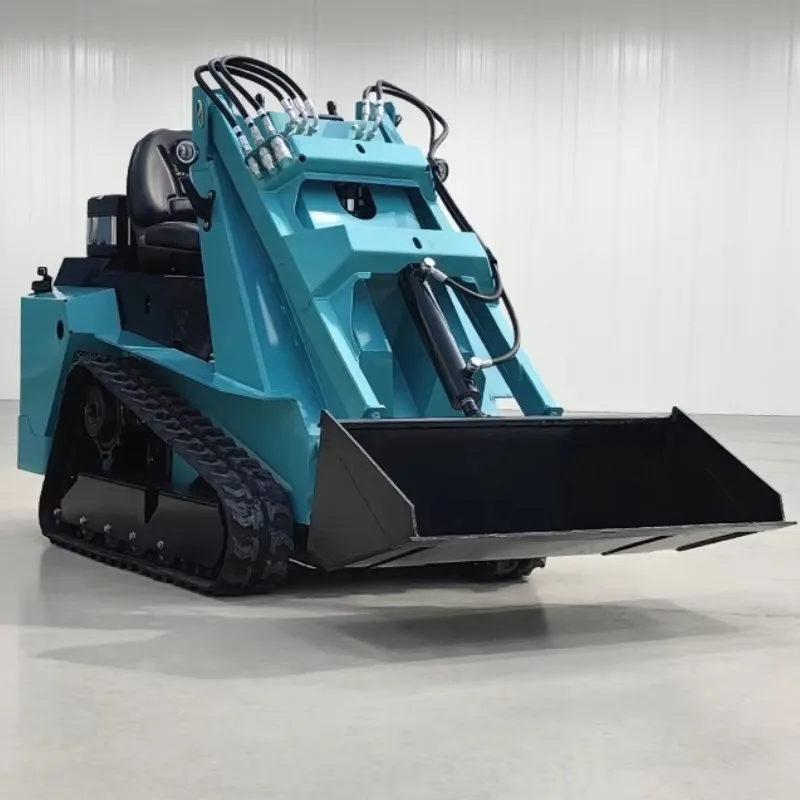 

Compact Remote Control Small Wheel Skidsteer with Auger Drill Mini Track Skid Steer Loader