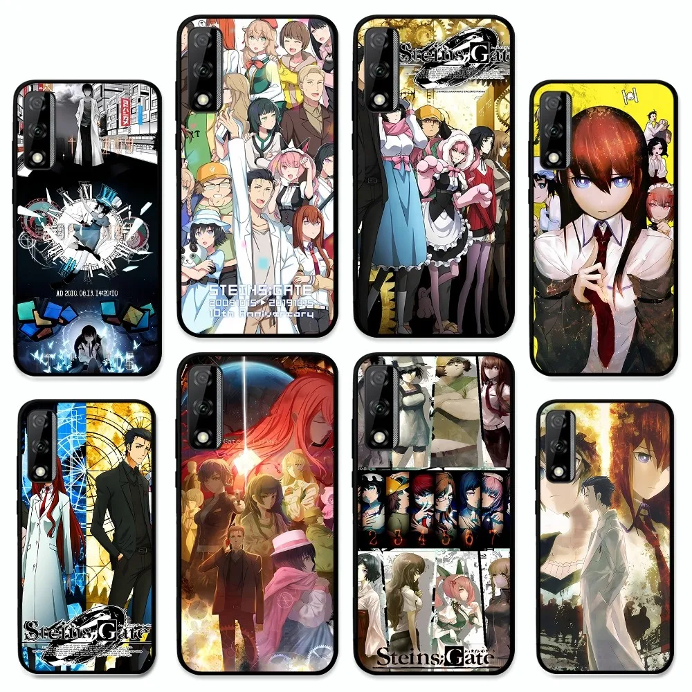 Anime Steins Gate Phone Case For Huawei Y9 6 7 5 Prime Enjoy 7s 7 8 Plus 7a 9e 9plus 8E Lite Psmart Shell