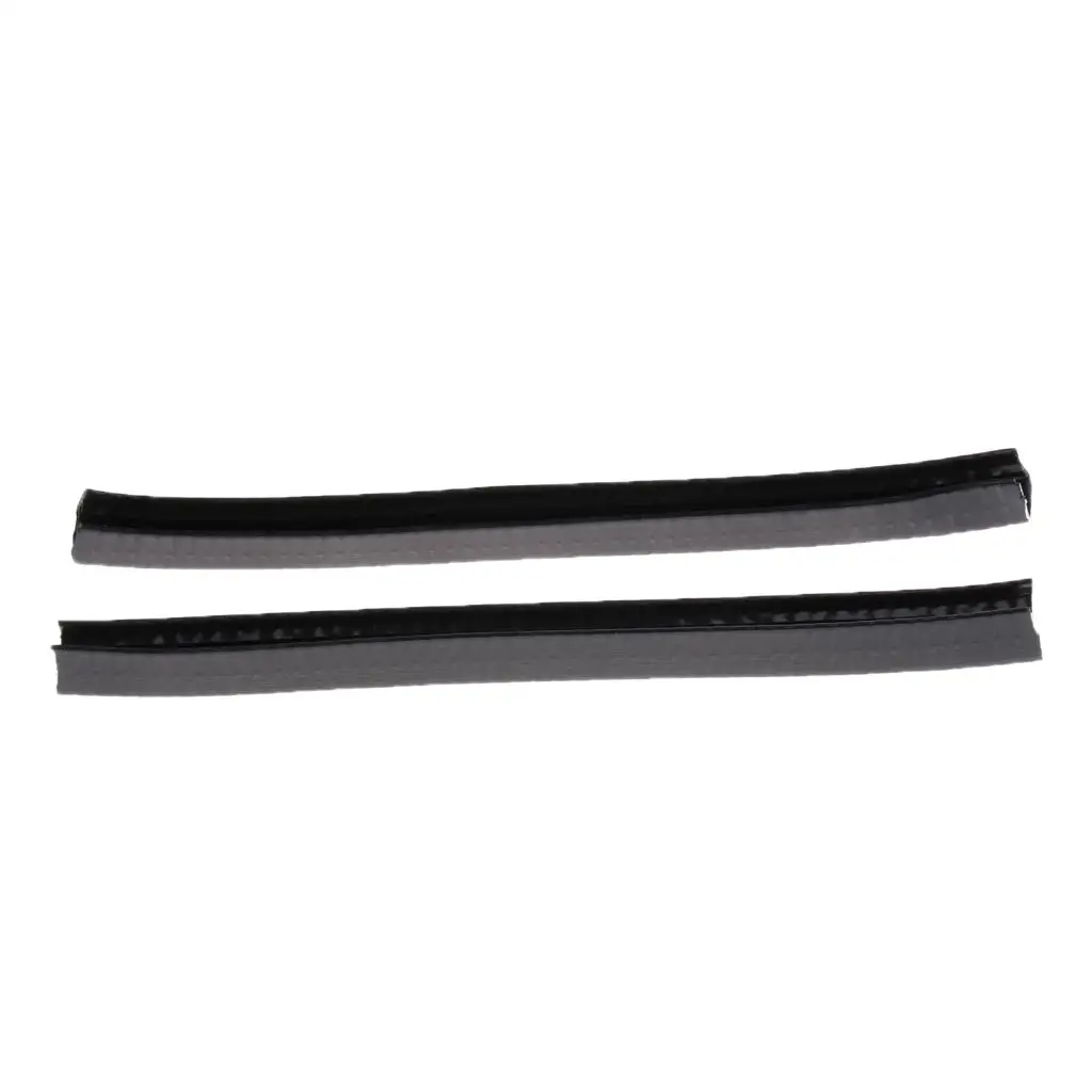 2 Pcs of Skateboard Rubber Strips Durable Sportsman Accessory