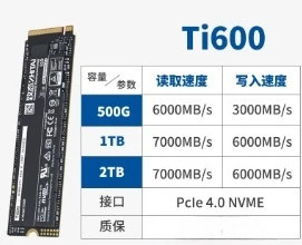 

5000/7100 1TNVMe PC005 256G 512G Solid State Drive M2 Solid State Drive