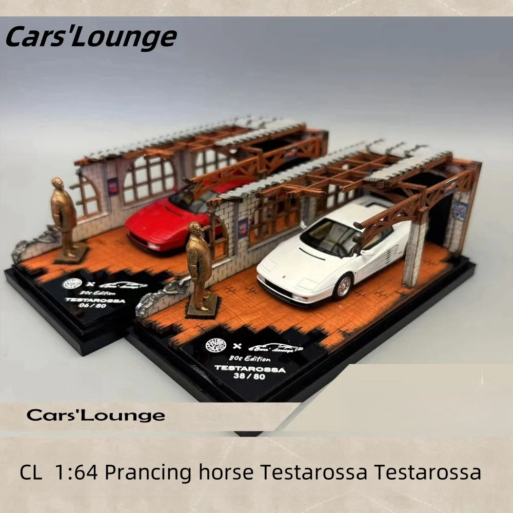 1:64 Prune Horse Testarossa เรซิ่นสีแดง Miniature รถจําลอง,เครื่องประดับสําหรับผู้ใหญ่,ของเล่นเด็ก,เด็กวันเกิดวันหยุดของขวัญ