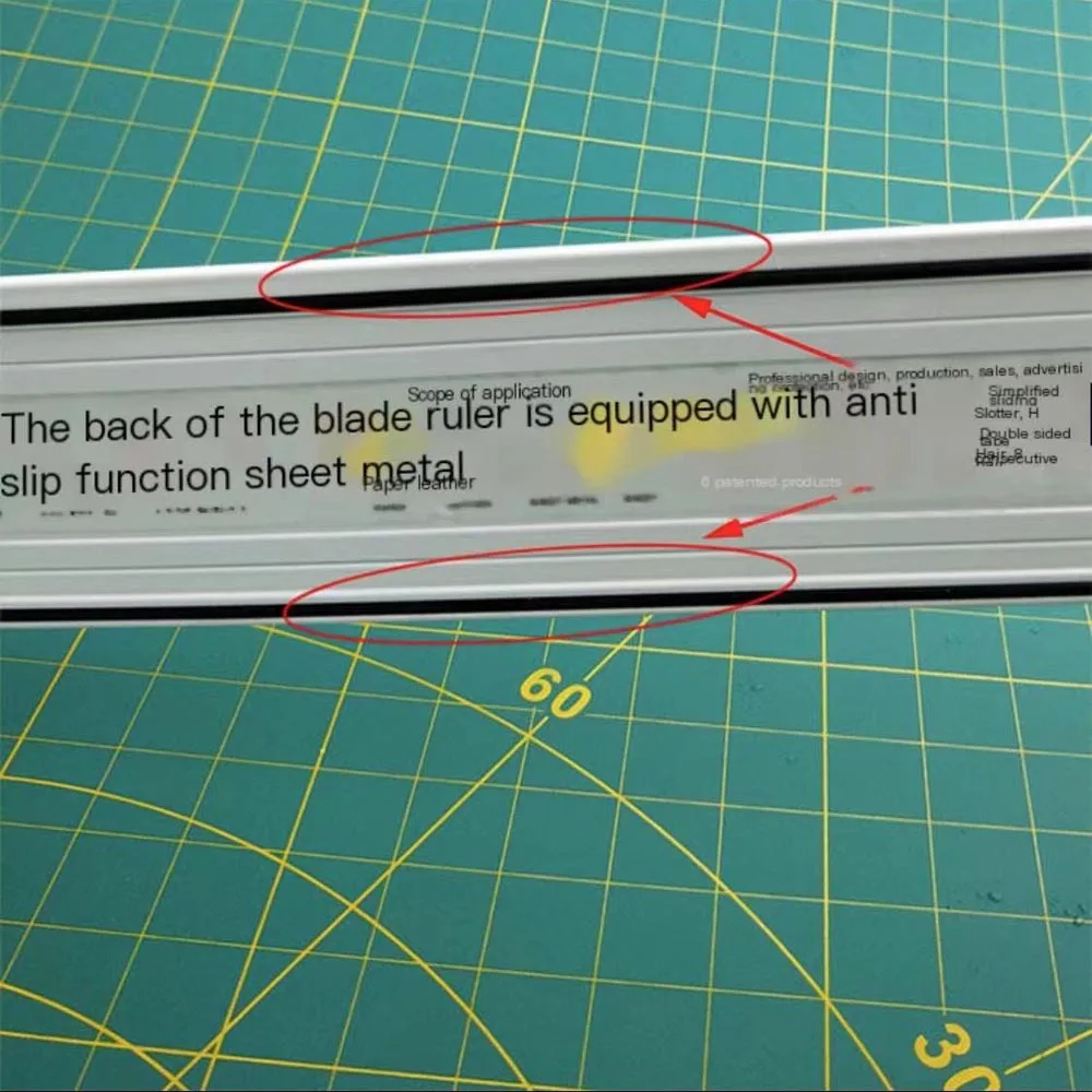 Aluminum  Manual Sliding KT Board Trimmer Cutting Ruler, Photo Paper Trimmer Ruler, Photo PVC PET Cutter with Ruler