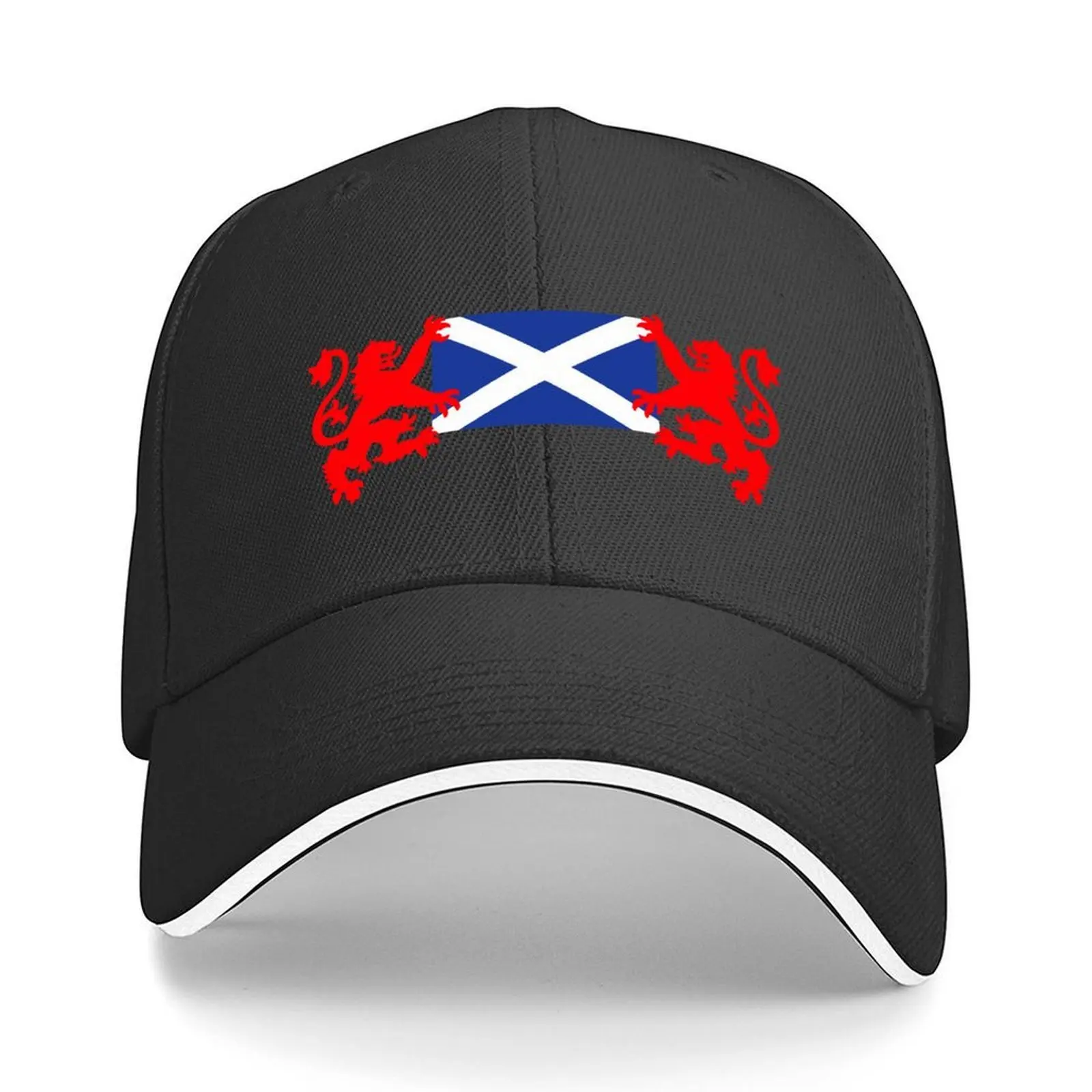 

Lions Rampant with Saltire Baseball Cap Dropshipping summer hat New In Hat Hat men For Girls Men's