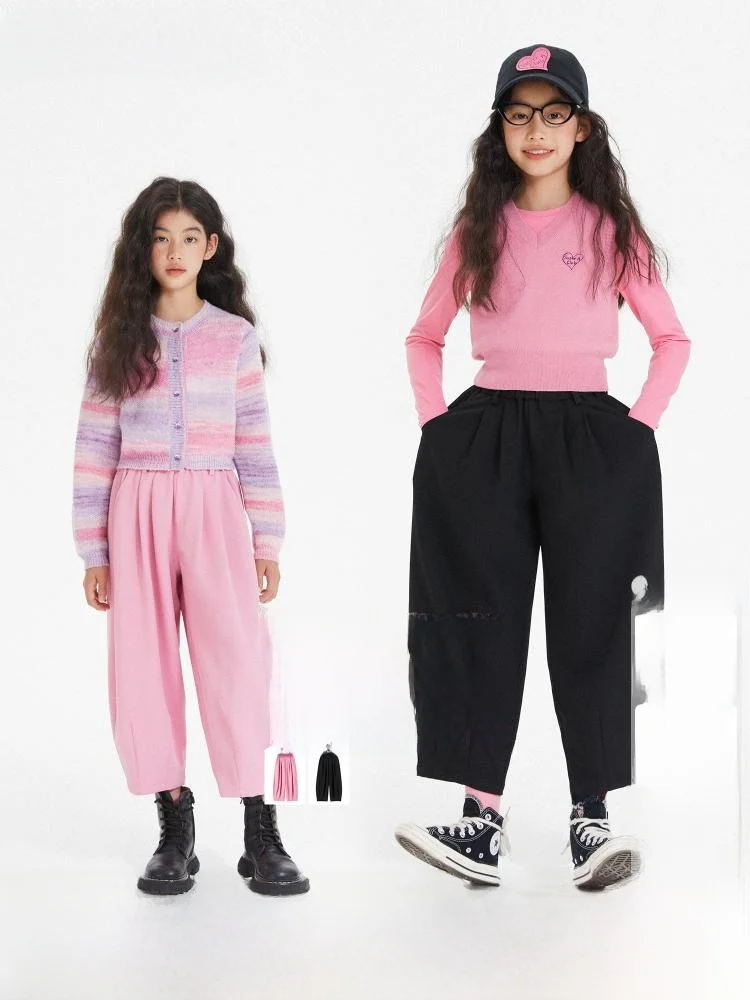 pantaloni-larghi-casual-harem-carota-per-ragazze-pantaloni-lunghi-larghi-in-vita-elastica-nove-punti-miscela-di-poliestere-e-spandex-abbigliamento-per-bambini