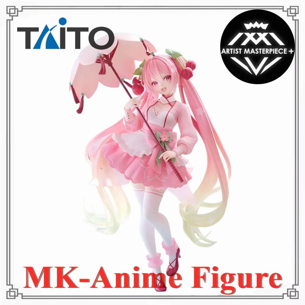 オリジナルタイトー初音ミクアニメアーティスト傑作傘アクションフィギュアモデルミクアニメおもちゃフィギュアpvcおもちゃ
