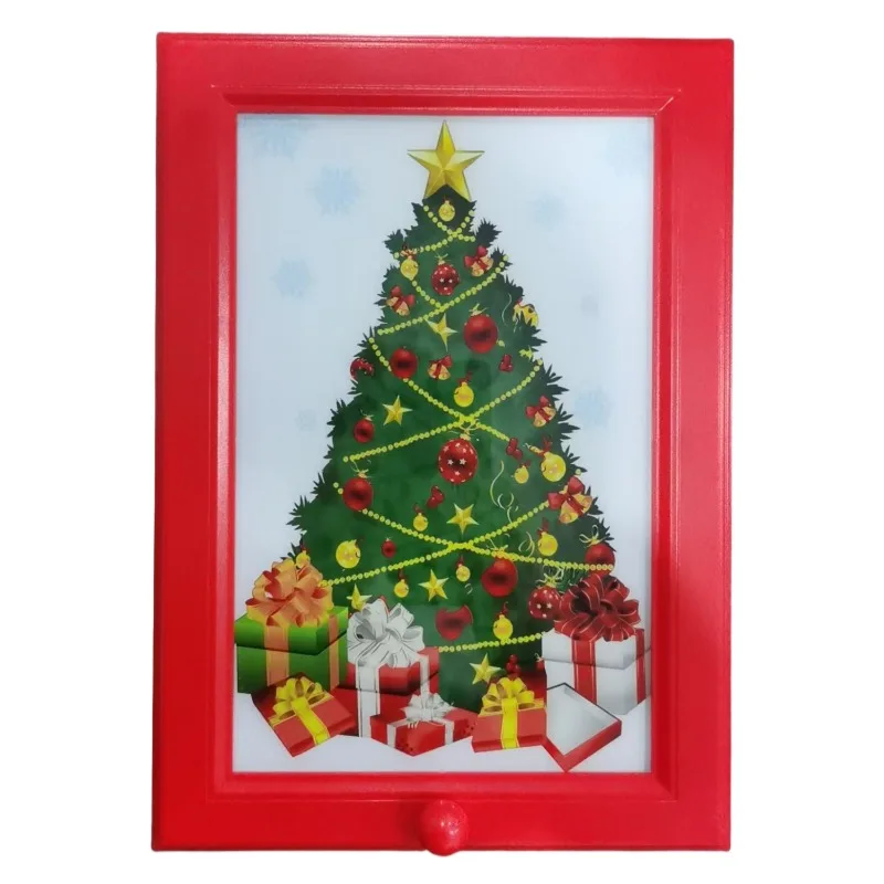 New, Candy Dispenser Photo Frame Holder, Halloween and Christmas Gift Rectangular