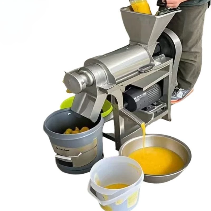 

Industrial Yellow Peach Juicer Spiral Crushing Separator Fruit and Vegetable Apple Juicer