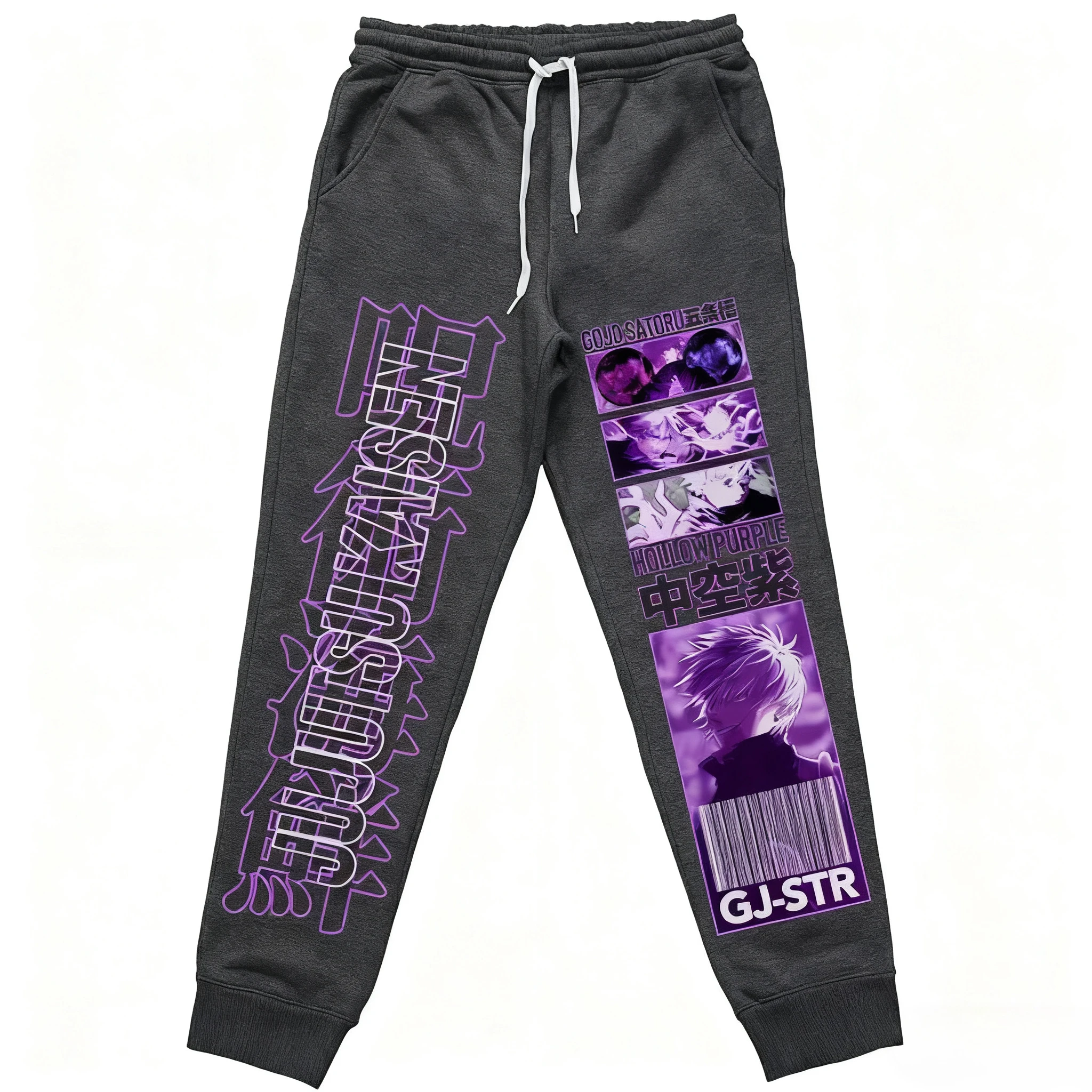Jujutsu Kaisen Gojo Satoru أنيمي الرجال النساء Sweatpants الشارع الشهير سراويل تقليدية القطن عداء ببطء بنطلون الهيب هوب العصرية الخريف Y2k