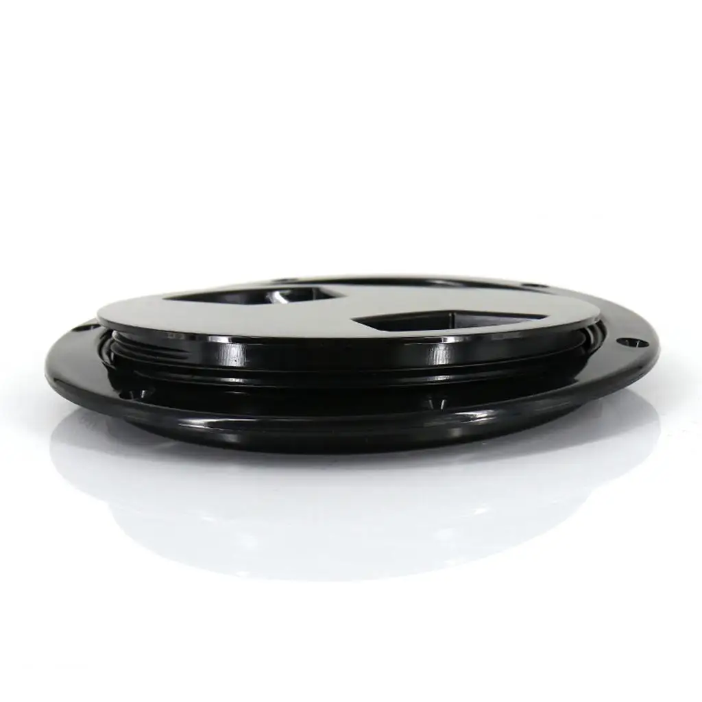 

Boat Hatch Cover 5 Inch Round ABS Utility Deck Plate Anti-aging Waterproof for Cabin Marine Yacht Use
