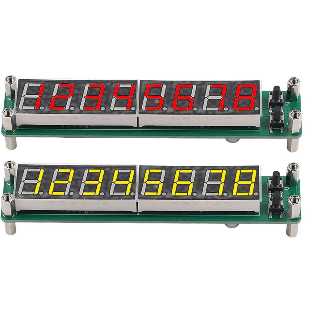 PLJ-8LED-R RF Signal Frequency Counter 0.1MHZ-2.4GHz Digital Cymometer Meter Tester LED Display 8-Bit Display