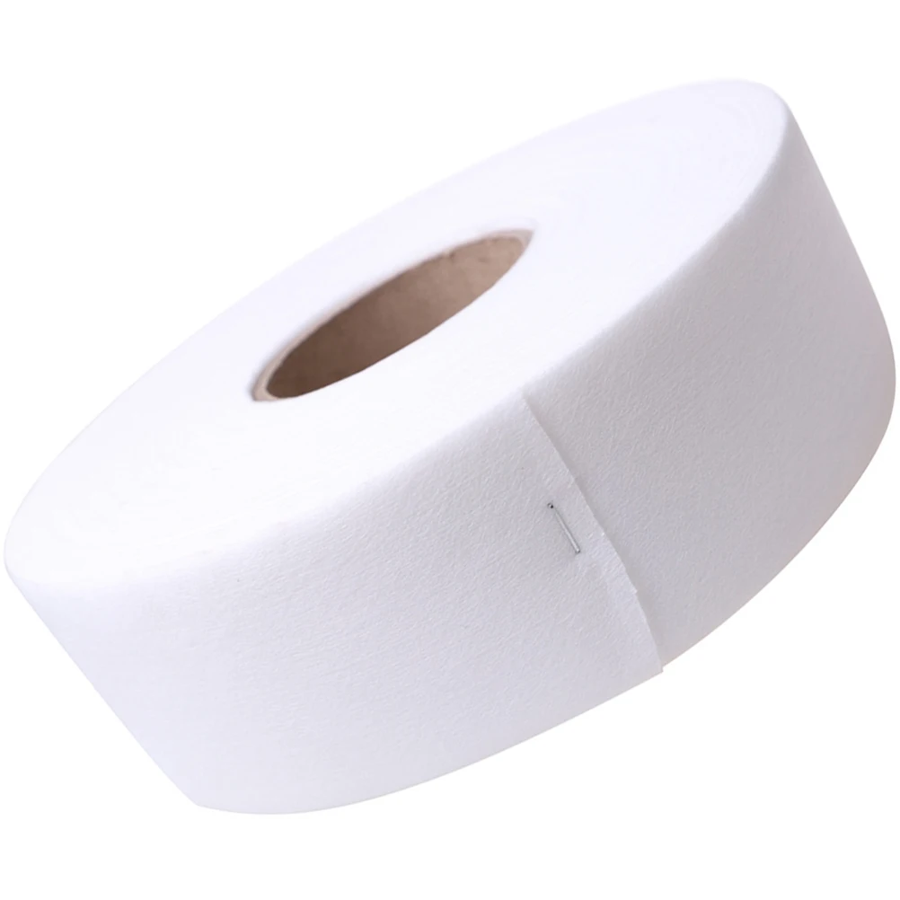 1 rolo de tiras de cera para remoção de pelos, tiras de cera não tecidas, tiras de cera corporal, papel para remoção de pelos, tiras de cera dupla face