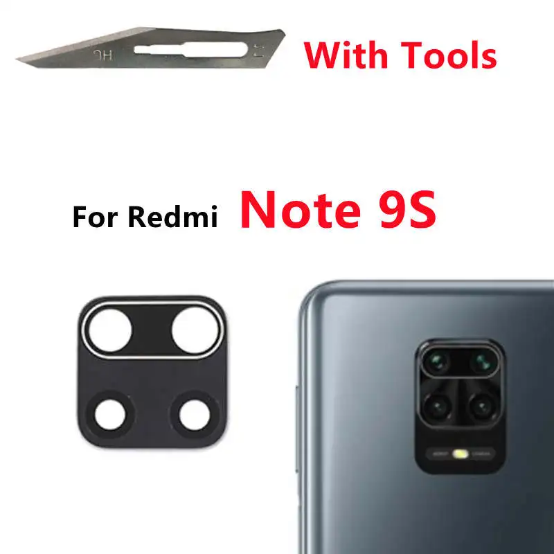 For Xiaomi Redmi Note 7 7Pro 8 8T 9S 9 10 Note10 5G Note10S 10t 11 Pro Max Rear Back Camera Glass Lens with Repair Tools