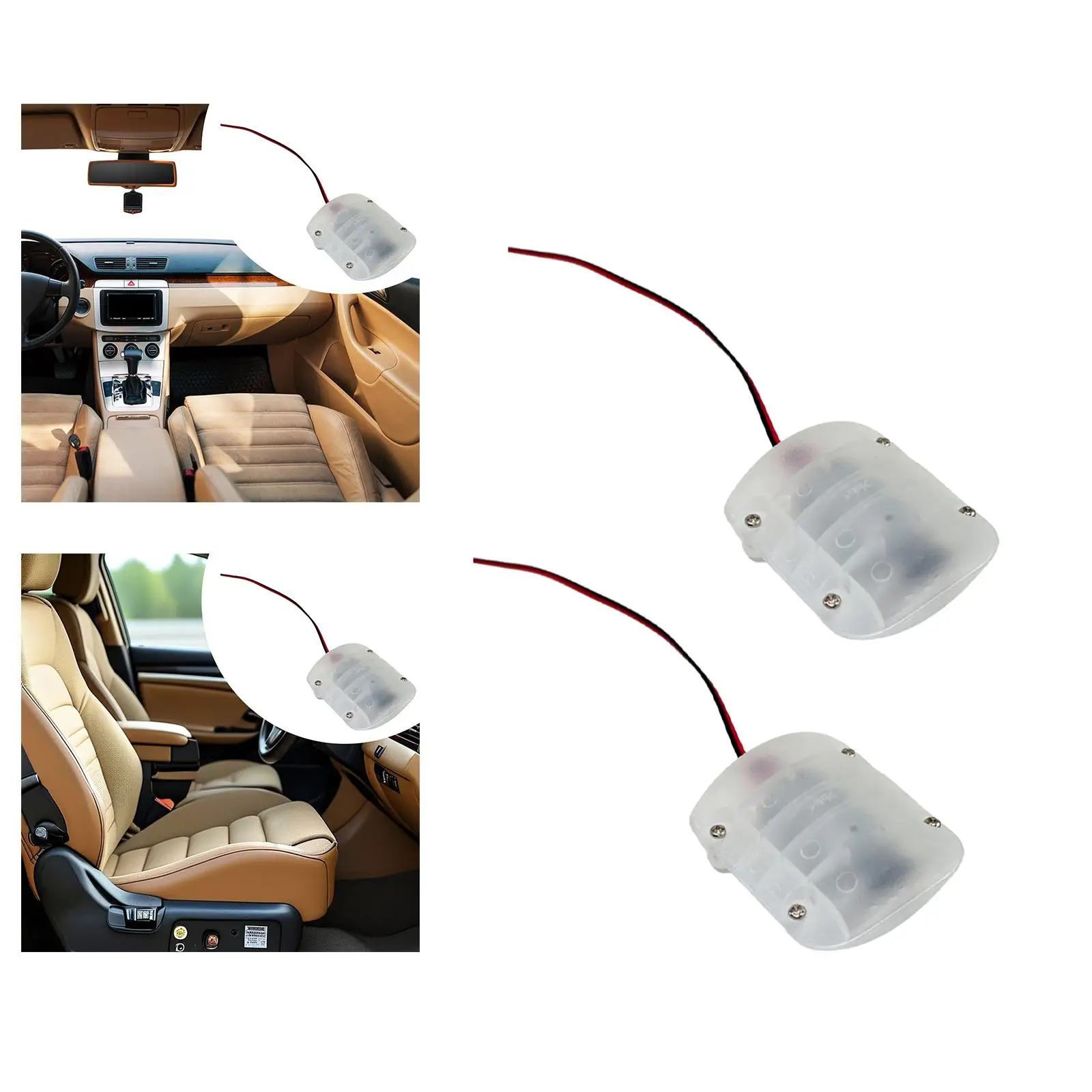 Vibration Motor DC 3V to 24V Adjustable RPM Portable Replacement Electric Vibrator Waterproof for Massage Chair and Cushion