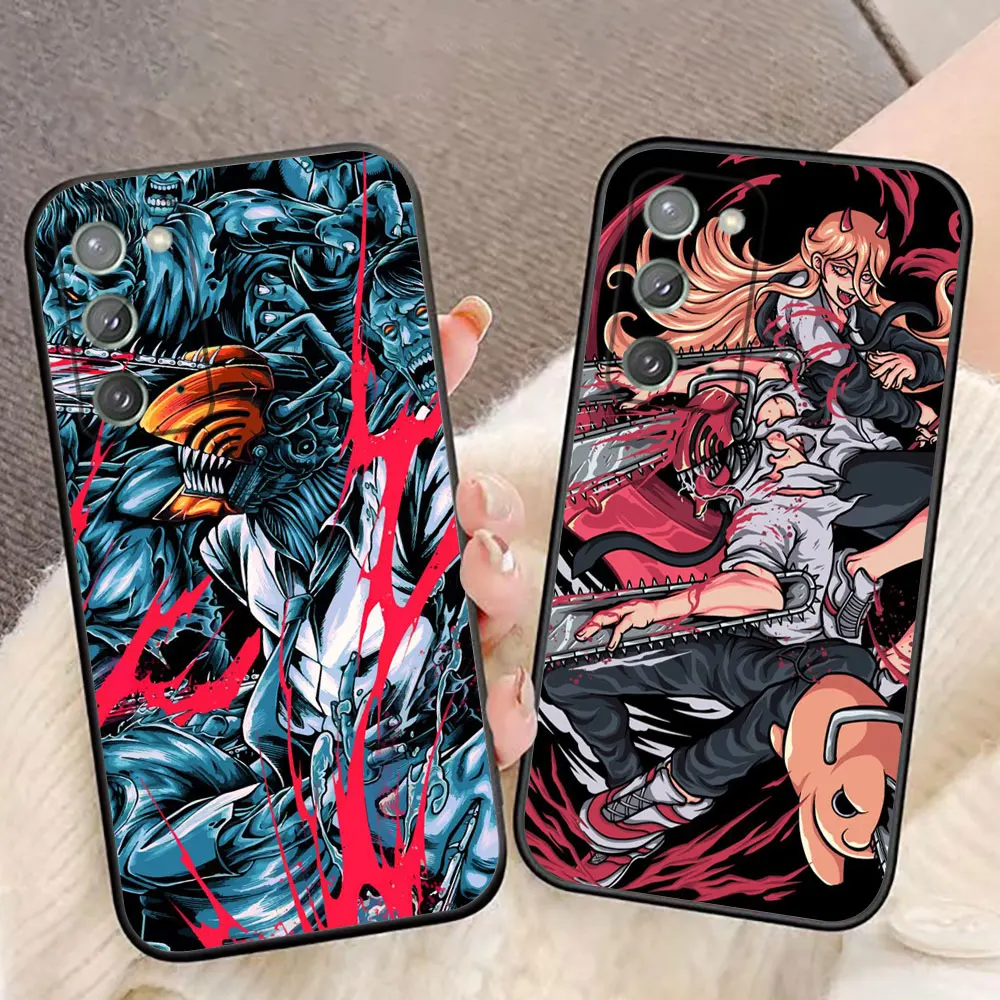 

Anime C-ChainSaw Man Power Phone Case For Samsung A03 A03S A04 A05S A06 A10 A12 A13 A24 A30 A50 A70 A80 NOTE 10 20 M23 M53 Case