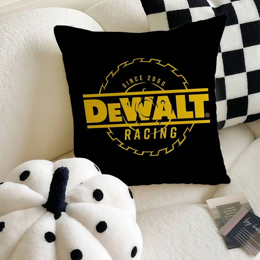 

D-Dewalts LOGO Pillow Case Luxury Double-sided For Car Pillows 45x45 Cushions Cover Home And Decoration Sofa Pillowcase 50x50