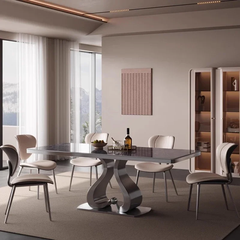 

Дизайнерский стол, обеденные скандинавские рандомные наборы, большая домашняя мебель, роскошная комната, наборы мебели для гостиной, внутреннего дворика