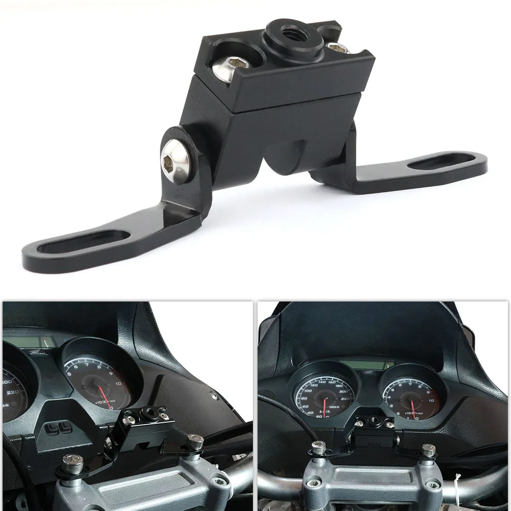 

For KAWASAKI Versys-X 250/300 Versys 650 1000 Z125 Z250 Z750 Z800 Z1000 Motorcycle Handlebar Clamp GPS Mount Navigation Bracket