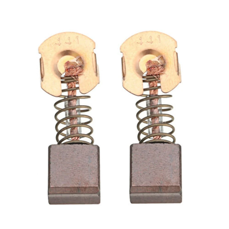 Set Suku Cadang Aksesori Elektrik Sikat Karbon Pengganti Tahan Aus 2 Buah untuk CB-441 7X11X11 DTW450 DSS611 DSS610
