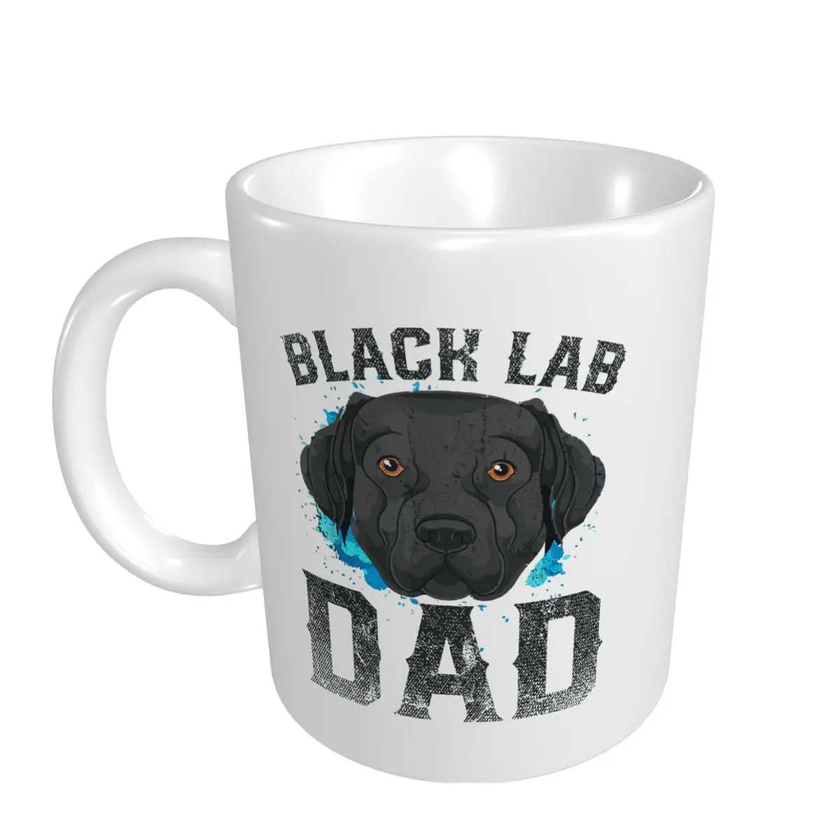 Mark Cup Mug Dog Owner Fathers Day Black Labrador Retriever Lover Dad Black Lab Coffee Mugs Tea Milk Water Cup Office Home