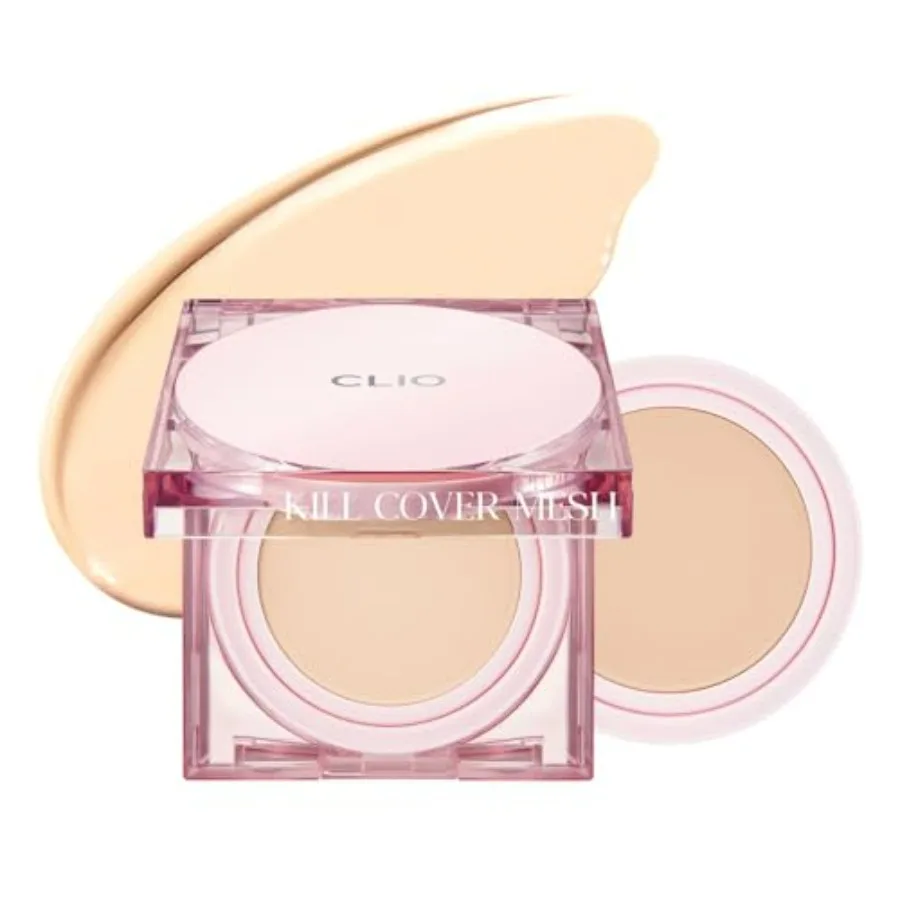 

Kill Cover Mesh Glow Cushion Foundation [Refill Included] 15g*2,,Glass Skin, Long-Lasting, Lightweight, Buildable Coverage, Glo