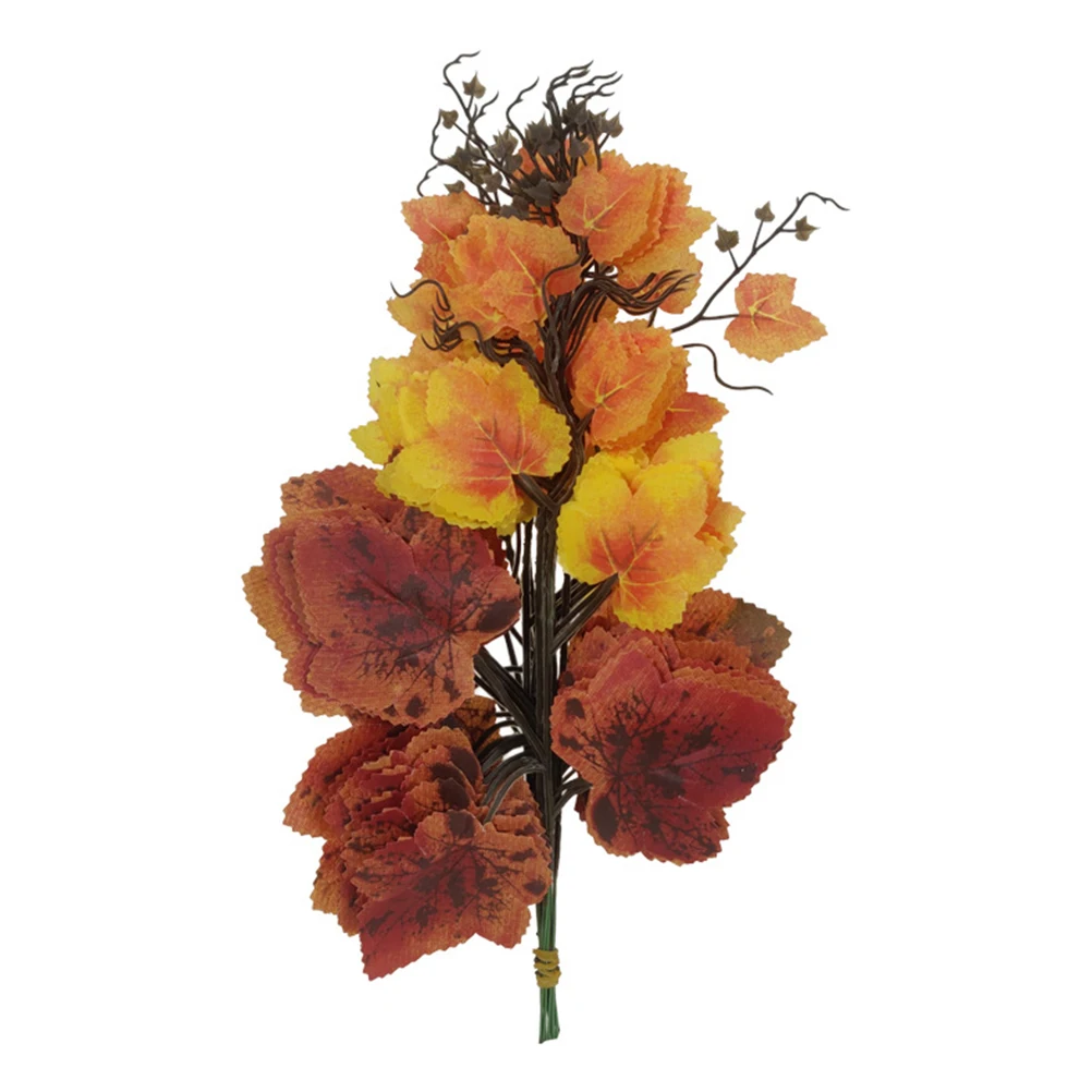 

12 Pcs Artificial Maple Leaves Fall Decoration Halloween Autumn Hangingsimulation maple leaf autumn ornament maple decor