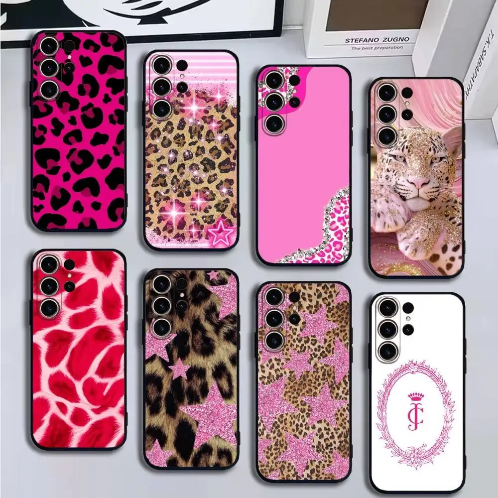 

pink Juicy B- Couture Phone Case For SamsungS25,24,21,22,23,30,Ultra,20,Plus,Fe,Lite,Note,10,9,5G Black Cover