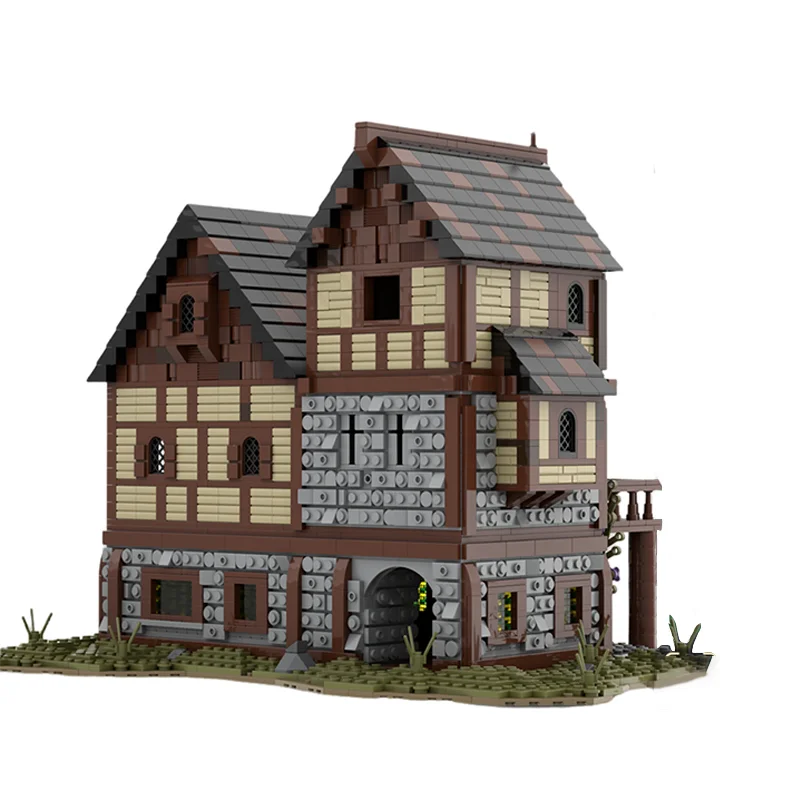 Novo 3130 pçs medieval taverna casa modelo diy educação ideia criativa crianças tijolo brinquedo aniversário edifício presente de natal blocos