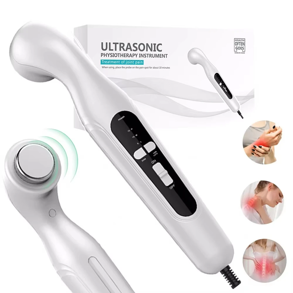 

Ultrasound Physiotherapy Device Arthritis Physical Therapy Waist Arm Body Pain Relief Muscle Stimulator Massager Machine