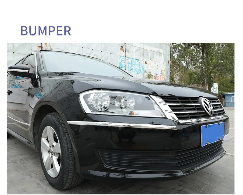 Auto Körper Streifen Stoßstange Auto Tür Schutz Form Styling Trim Aufkleber Anti-Kollision Band Stoßstange Grill Chrom Moulding Trim – Detail 19