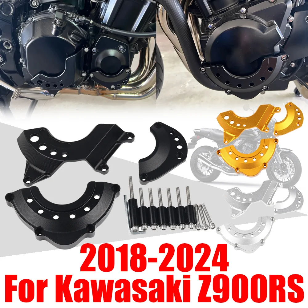 Motorcycle Accessories Engine Guard Stator Sliders Crash Pad Shield Protector Cover For Kawasaki Z900 Z 900 RS 900RS Z900RS Cafe