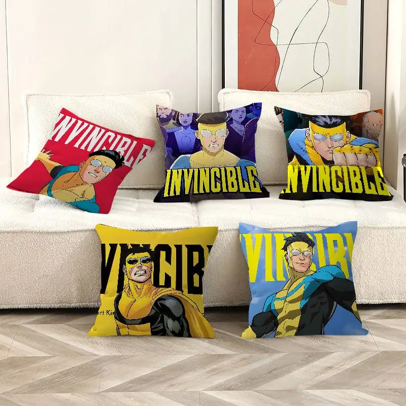 

Hero Anime I-Invincible 45*45cm Cushion Cover Pillow Cover Decor Pillowcase Home Pillowcase For Couch Pillow