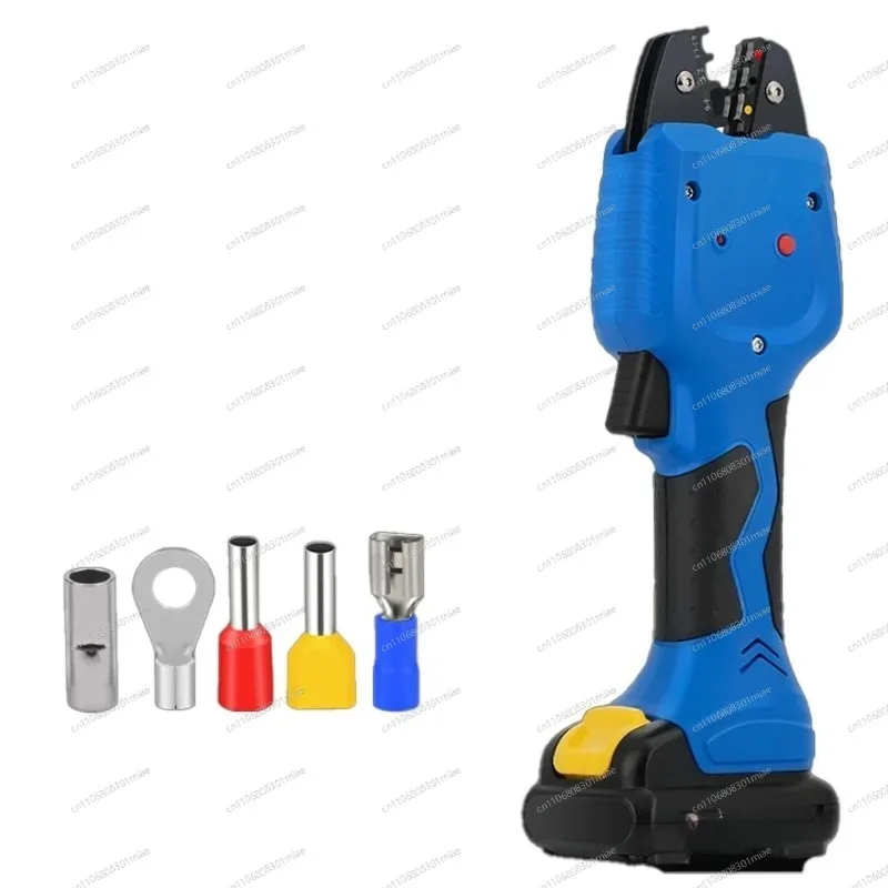 Rechargeable Electric Cable Crimping Tool, Max 15KN Crimping Force Wire Terminal Crimper