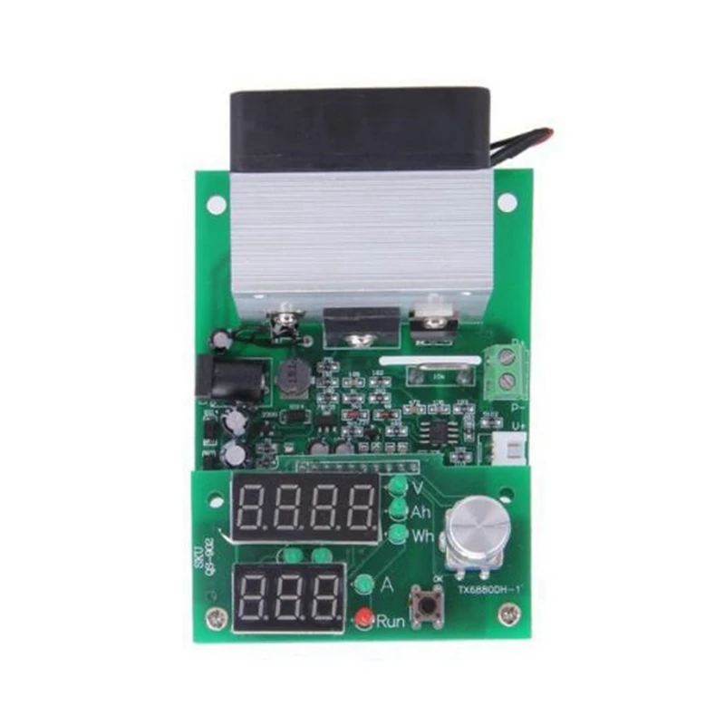 9.99A 60W 30V Constant Current Electronic Load Discharge Battery Capacity Tester Meter With Dual LED Digital Fan Module