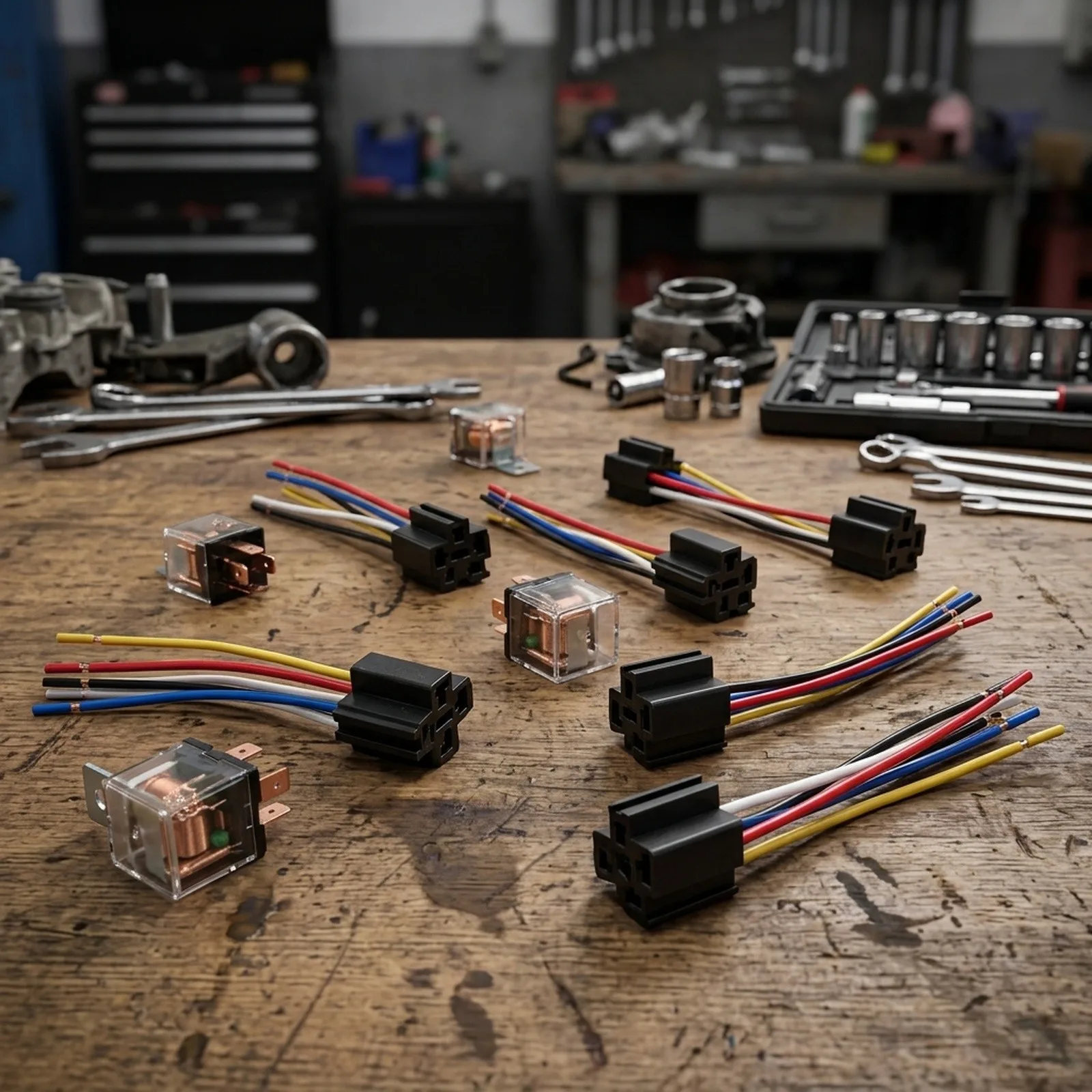 Automotive Relay Car Relay Set As Shown In The Figure 40A JD1914 High Switching Capacity Pre-wired Installation