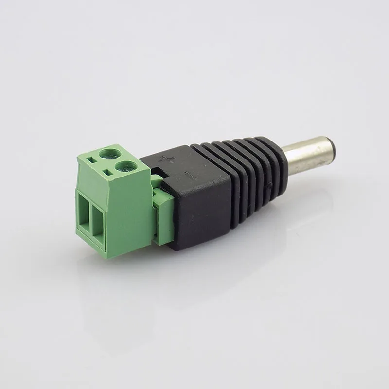 2/5/10 stücke 5,5x2,1mm DC-Stecker Netzteil Adapter Netzteil für CCTV-Kamera Zubehör Sicherheit LED-Streifen Licht