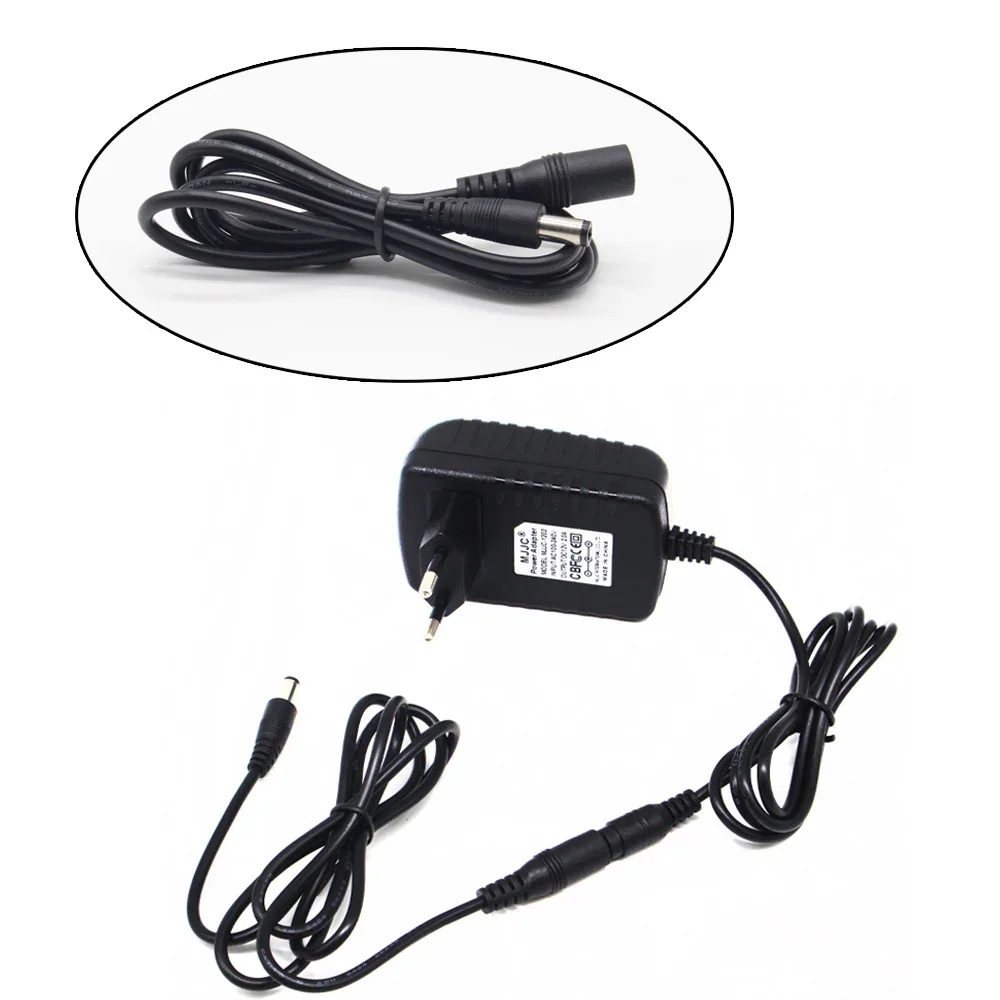 Black US EU Plug Power Adapter Supply AC 110-240V to DC 12V Lighting Transformer 12 Volt 1A 2A 3A LED Driver for Strip Light