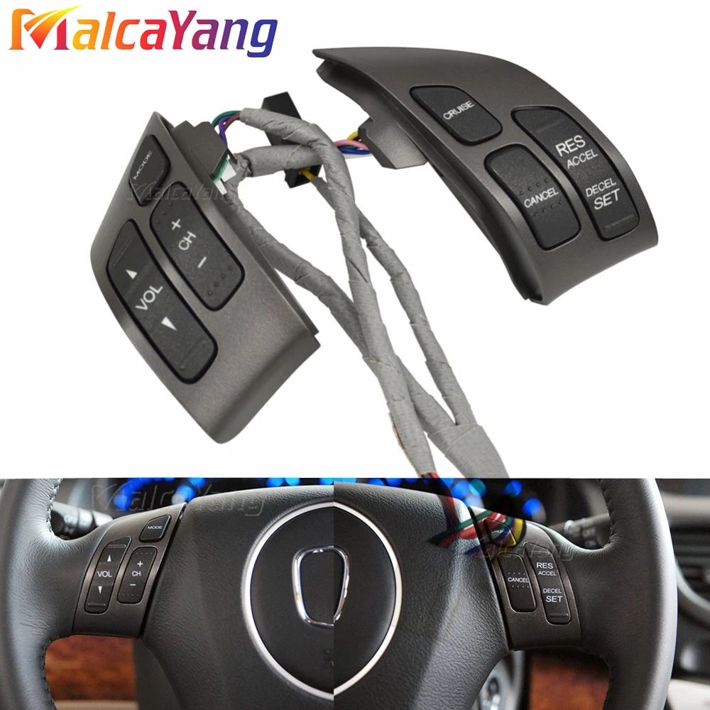 

High Quality 35880SDBA01ZA Steering Wheel Audio Control Switch Car Accessories For Honda Accord 2003 2004 2005 2006 2007