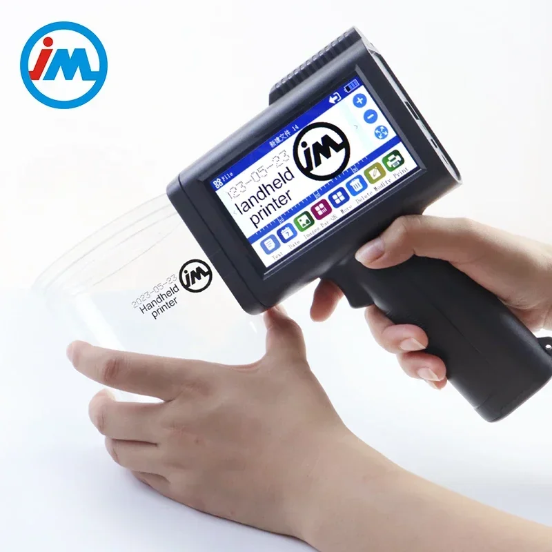 2026 New ModelHand Held Machine Jet Handjet Portable Printing Eggs Batch Coding Handheld Ink Balloon Cardboard Gun Inkjet Printe