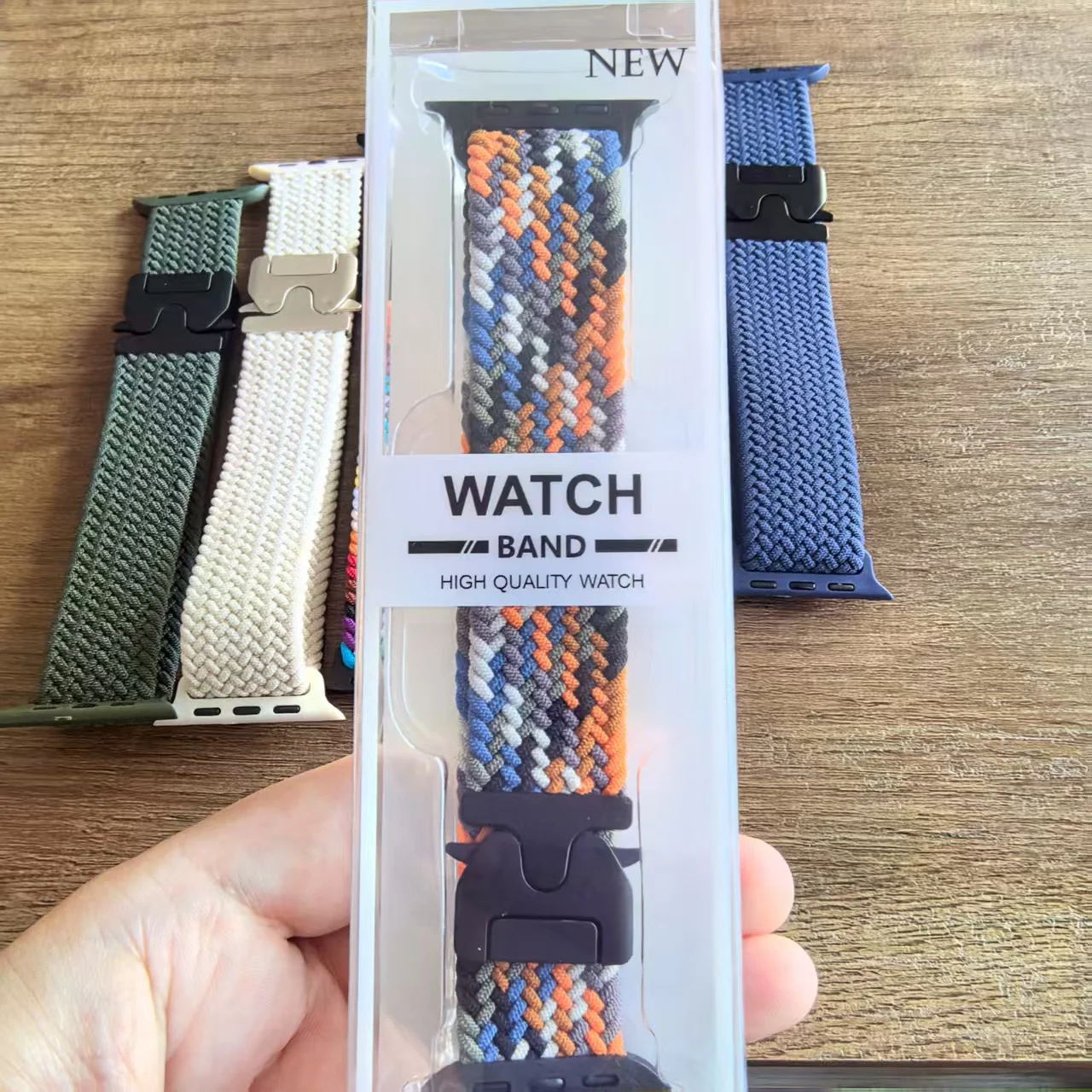 

For Apple watch Ultra2 49mm 46mm 44mm 45mm 42mm 40mm41mm Braided Band Solo Loop Parachute button strap Series 10 9 SE 8 7 6 5 4