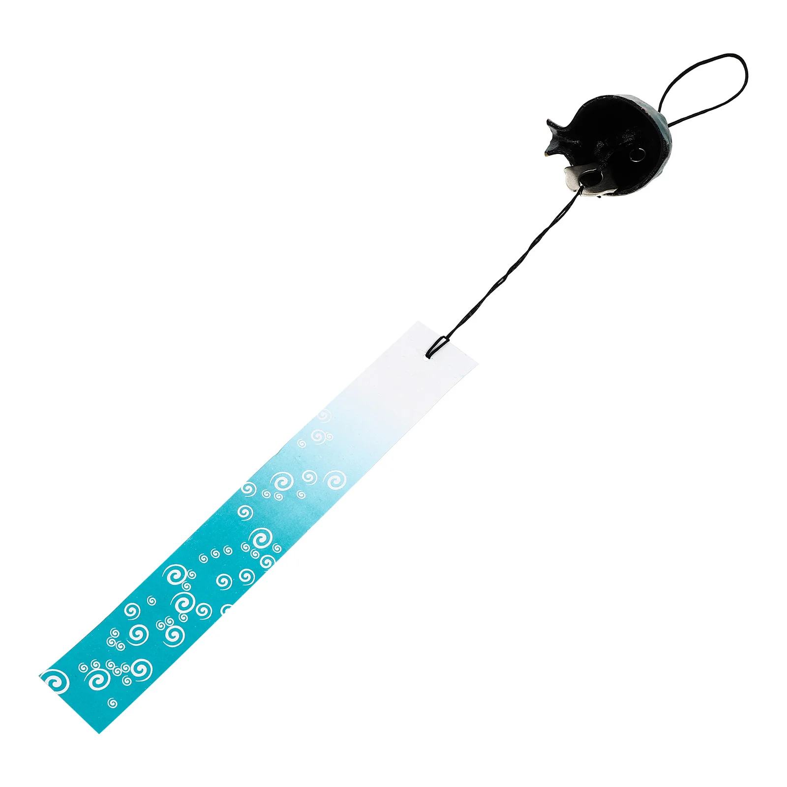 

1Pcs Hanging Wind Bell Fish Inspired Design Fair Sounding Decorative Ornament for Living Room Garden Porch Yard Decoration