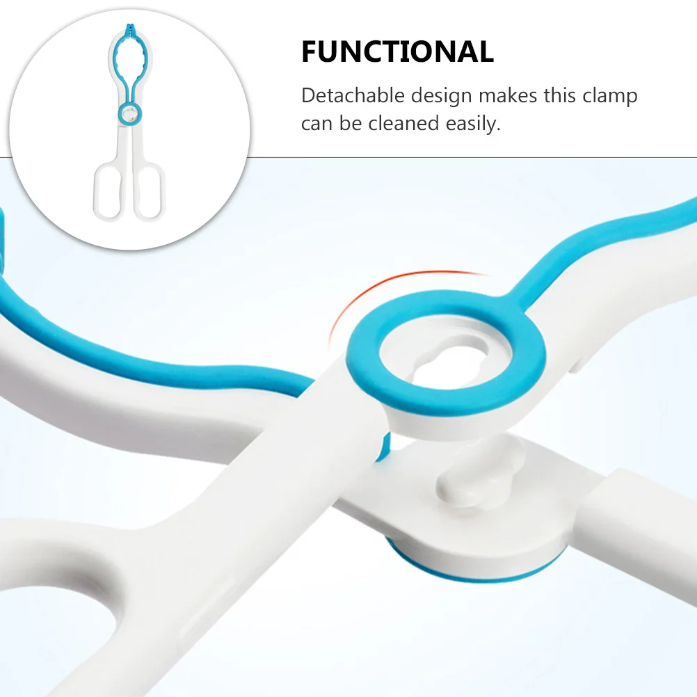 

1Pcs Anti-Slip Baby Bottle Clamp Detachable Feeding Bottle Holder Sterilized Forceps Ergonomic Handle Safe Convenient for Infant