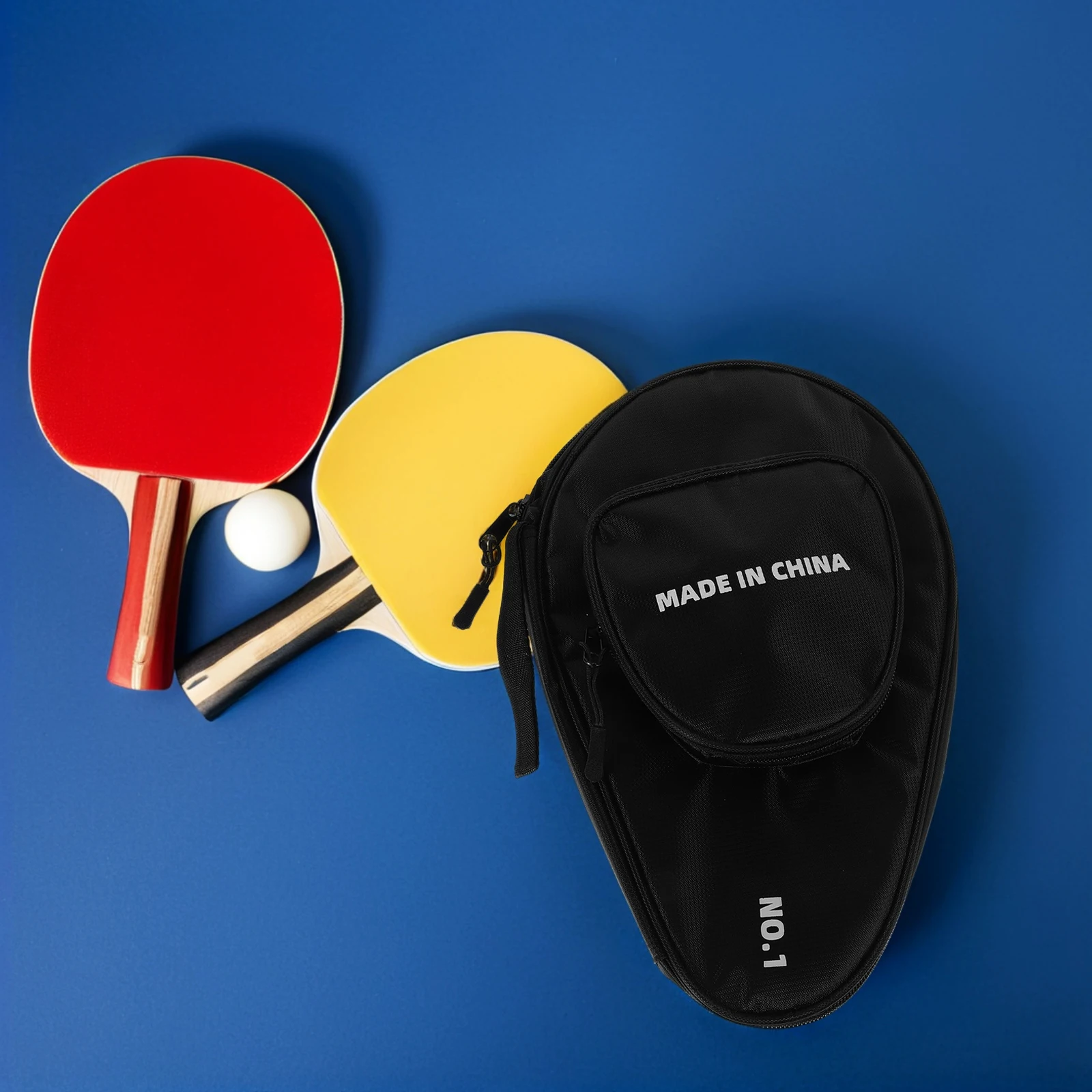 

Чехол для ракетки для настольного тенниса премиум-класса, органайзер в форме тыквы, сумка для хранения, вмещает 2 ракетки, 7 мячей, защитный чехол для спортсменов