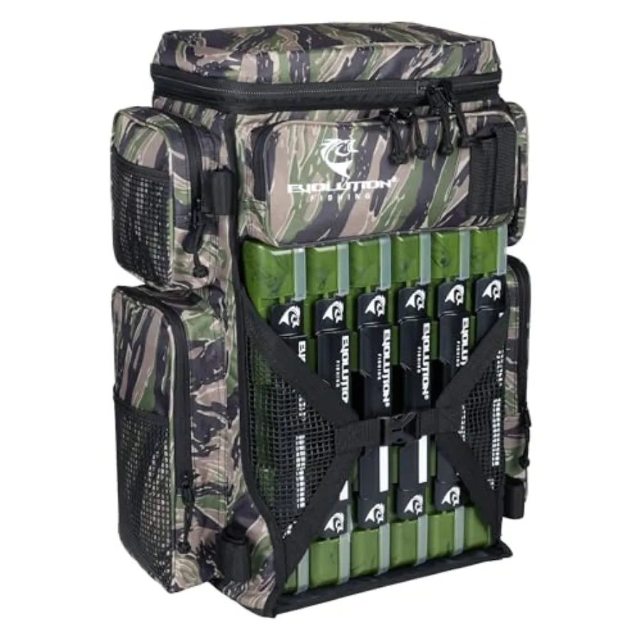 

Рюкзак для рыболовных снастей Evolution Fishing Drift Series с 6 отсеками для снастей, усиленный, для активного отдыха