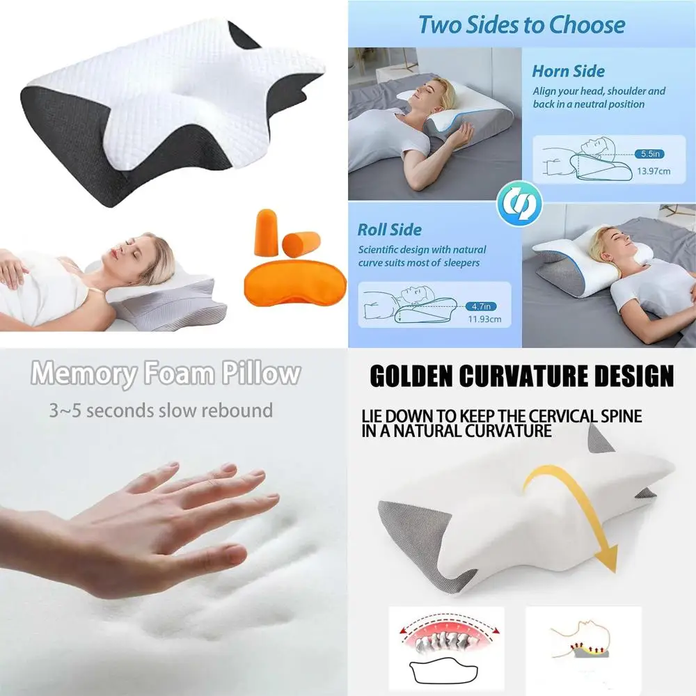 

Усовершенствованная подушка для поддержки апноэ во сне Airway Pro для 2025, предназначенная для сна по бокам и спине, с улучшенной поддержкой шейки матки